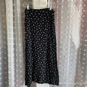 Brandy Melville Floral Midi Skirt